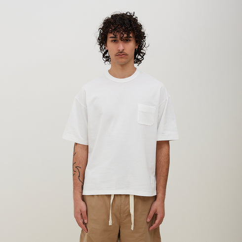 Nanamica H/S Pocket Tee White SUHS229E Degli Uberti